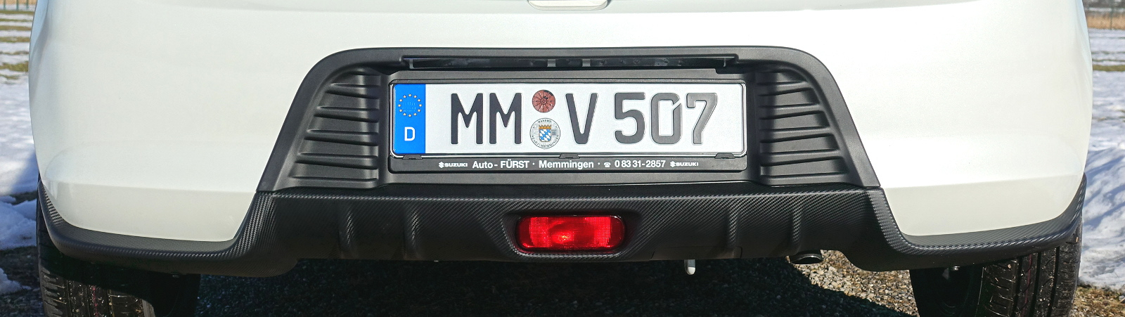 Heckschürze in Carbon-Optik für SUZUKI SWIFT